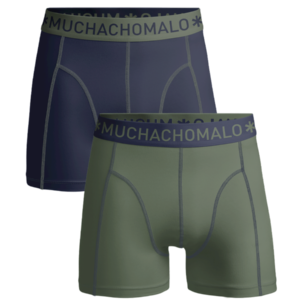 2-Pack Boxershorts - Blauw/Groen