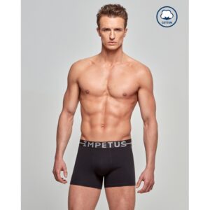 Men's Boxer Soft Stretch - Retro - Zwart