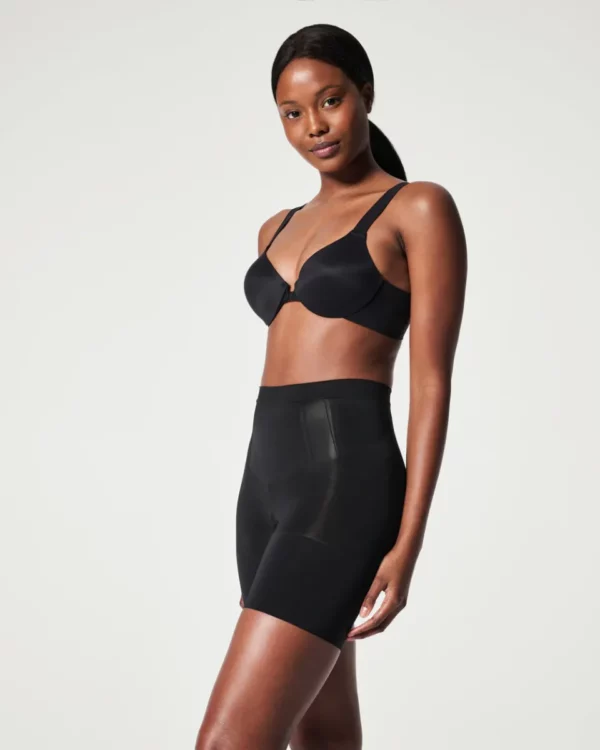 Spanx - Shape Mid-Thight Short- Very Black